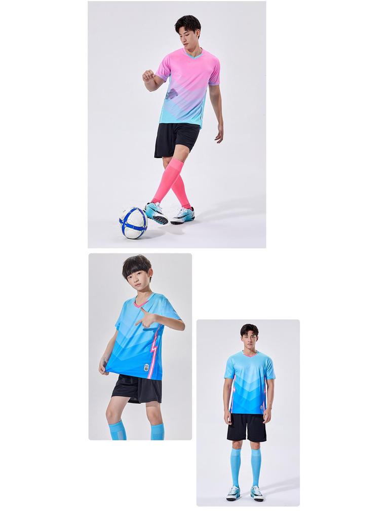 Men's Football Training Suits, Printed Uniforms, Sportswear for All Ages, Soccer Jerseys