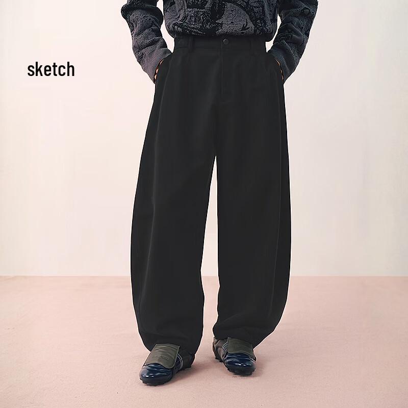 Men s 2026 Spring Loose Fit Scimitar Casual Pants M