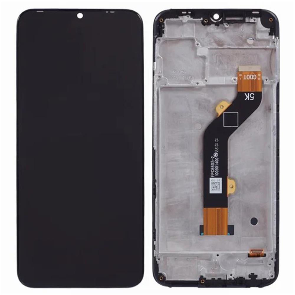 

For TECNO Spark Go 2022 4G KG5 Grade C LCD Screen and Digitizer Assembly+Frame Part (Without Logo) Type A