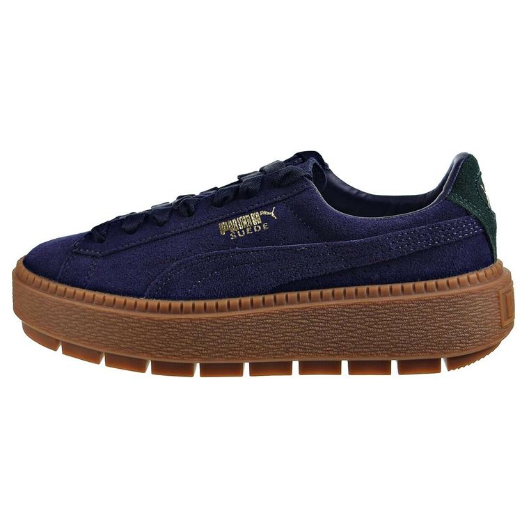 

Puma Замшевые кроссовки на платформе, легкие, низкие, женские, фиолетовые 367066-01 40