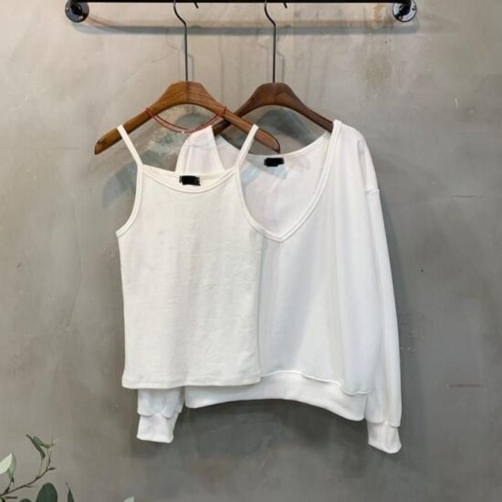 C S In The Room Women Padou V neCk Off Shoulder Long SleeVe SweatShirt Set 3  