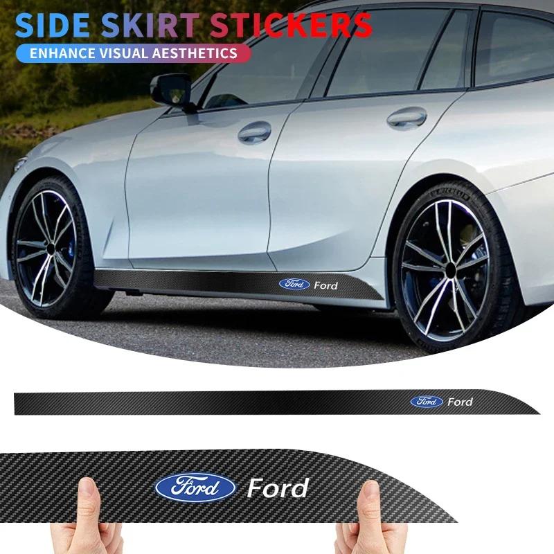 Fokus Varmt För Ford 2ST Ny Modebil Sidokjol Tröskelrand Dekaler För Ford Focus 2 MK2 MK3 MK4 ST Mondeo Festiva Passar Fies