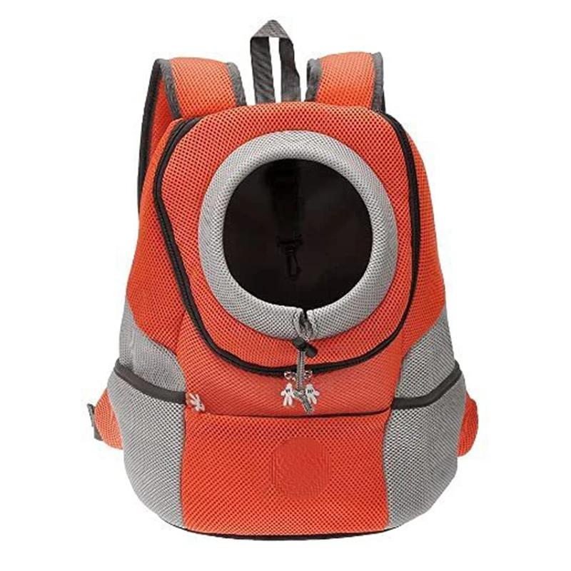 Geantă portabilă de exterior pentru animale de companie cu umăr dublu pentru câini, de călătorie, respirabilă, geantă pentru câini, geantă de transport pentru câini de exterior, accesorii pentru transportul animalelor de companie