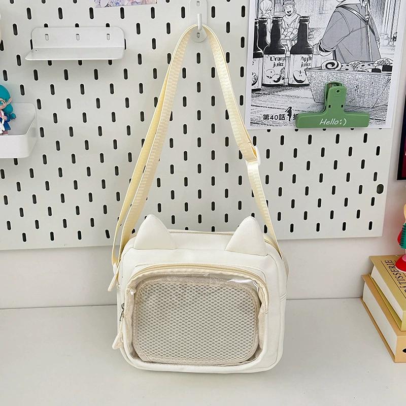 Japanese Harajuku Cute Girls Y2K Transparent Cartoon Ita Crossbody Bag