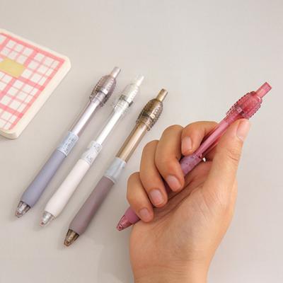 Yousheng 4/8 Stück Gelstifte Ergonomischer Komfortgriff 0,5 mm Feine Spitze Schnelltrocknende Schwarze Tinte Stressabbau-Stift mit Geräuschloser Drehkappe