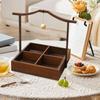 Divided Dried Fruit Tray Living Room Kitchen Bedroom Snack Holder Decorative