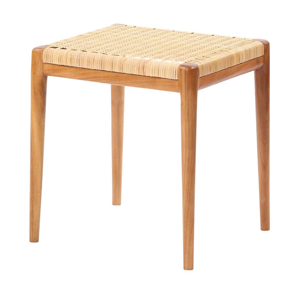 

Sunflower Rattan Stool Natural Width 40 x Depth 36 x Height 43cm Teak Stool S110WX