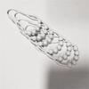 5 Bead Roller Shower Curtain Hooks Smooth Sliding Stainless Steel Construction Shower Rod Hook Bath Accessory