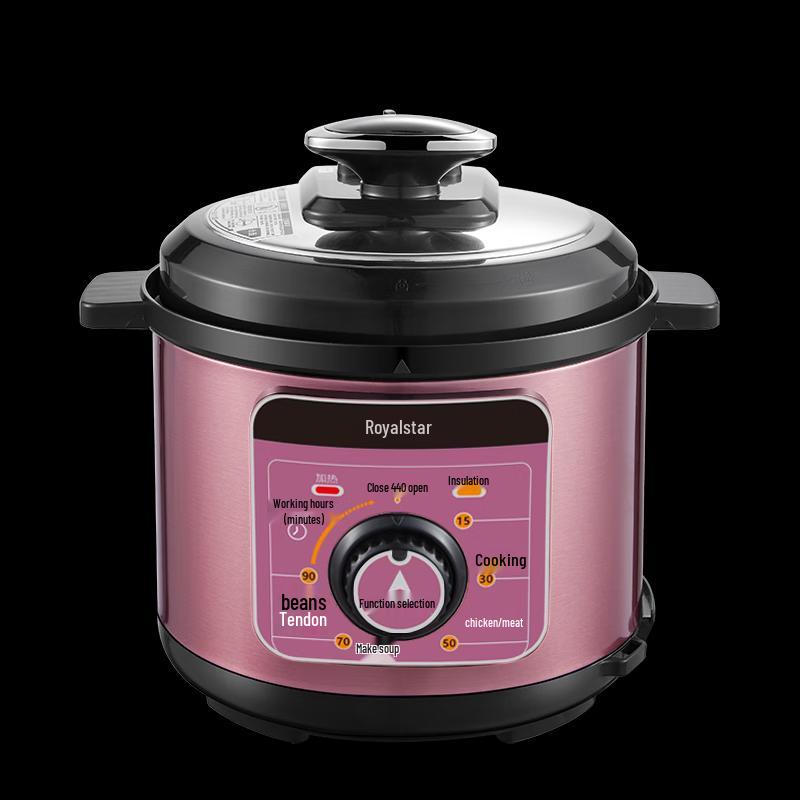 Royalstar YDG50-90B207 5L Mechanical Electric Pressure Cooker CN plug (adapter included)