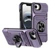Magnetic Car Holder Ring Shockproof Armor With Card Slot Case For 17e 16e 17 Air 16 15 14 13 Pro Max Plus Back Cover