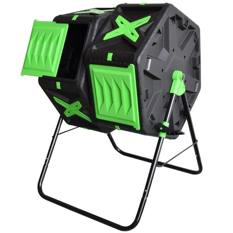 Compost Bin Garden Double Warehouse Gate Compost Inverted Compost Bucket