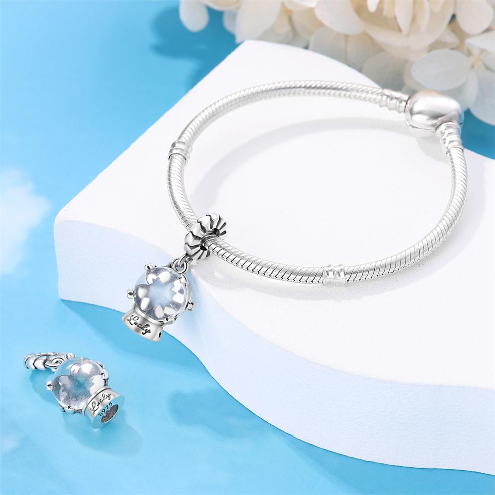 Color Lovely Fine Elegant Ston Charm Copper Genuine Bead Fits Genuine Charm Bracelets Bead Jewellery Gift For Women