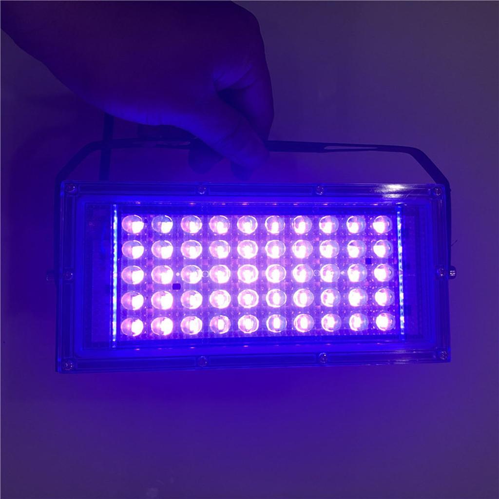 LED UV Black Light Blacklight Flood Light with Plug for Printing Spraying