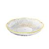 Fruit Plate Household Living Room Coffee Table Flower Type Transparent Light Luxury Chinese Dried Fruit Plate Snack Plate Fruit Plate Fruit Plate
