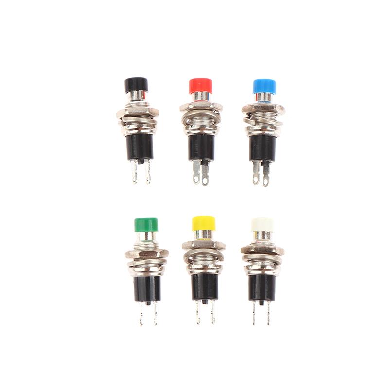 10Pcs Pbs-110 7Mm Momentary Push Button Switch Press The Reset Switch Momentary On Off Push Button Micro Switches