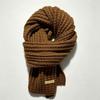 Scarf female autumn and winter Korean version solid color knitted wool warm student cute couple Internet celebrity scarf male versatile