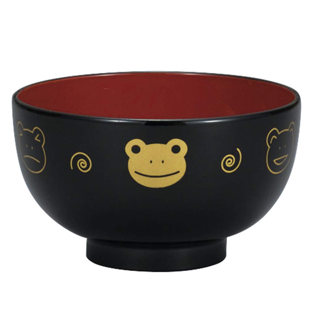 

Miyamoto Sangyo Frog Design Children s Bowl, Black, 260ml, чёрный