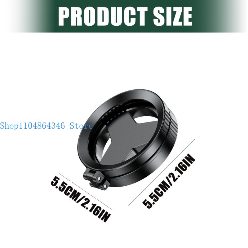 Rotating 360 Degree Adjustable CPL Filter Suitable For Smartphone Magnetic Fast Release Portable Foldable Lens Accessory