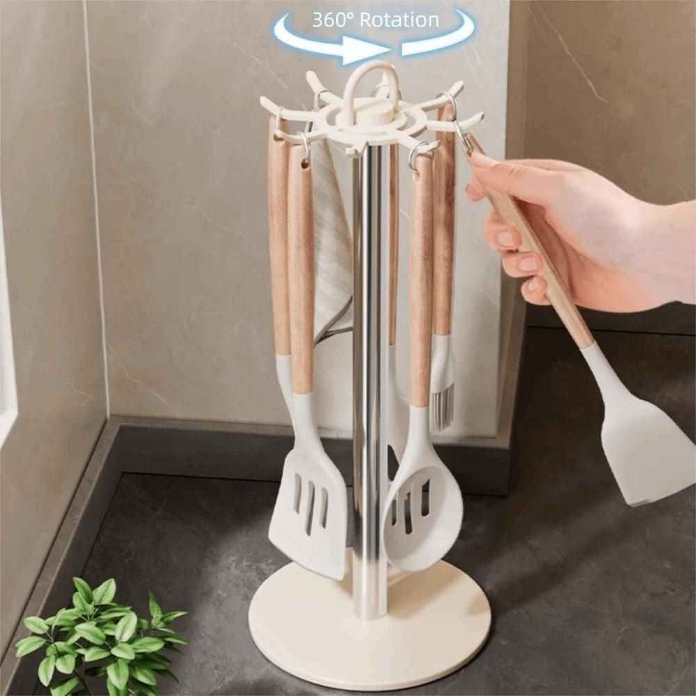 Beweglicher Aufbewahrungshalter Tragbarer Küchenutensilienständer Küchenorganisator