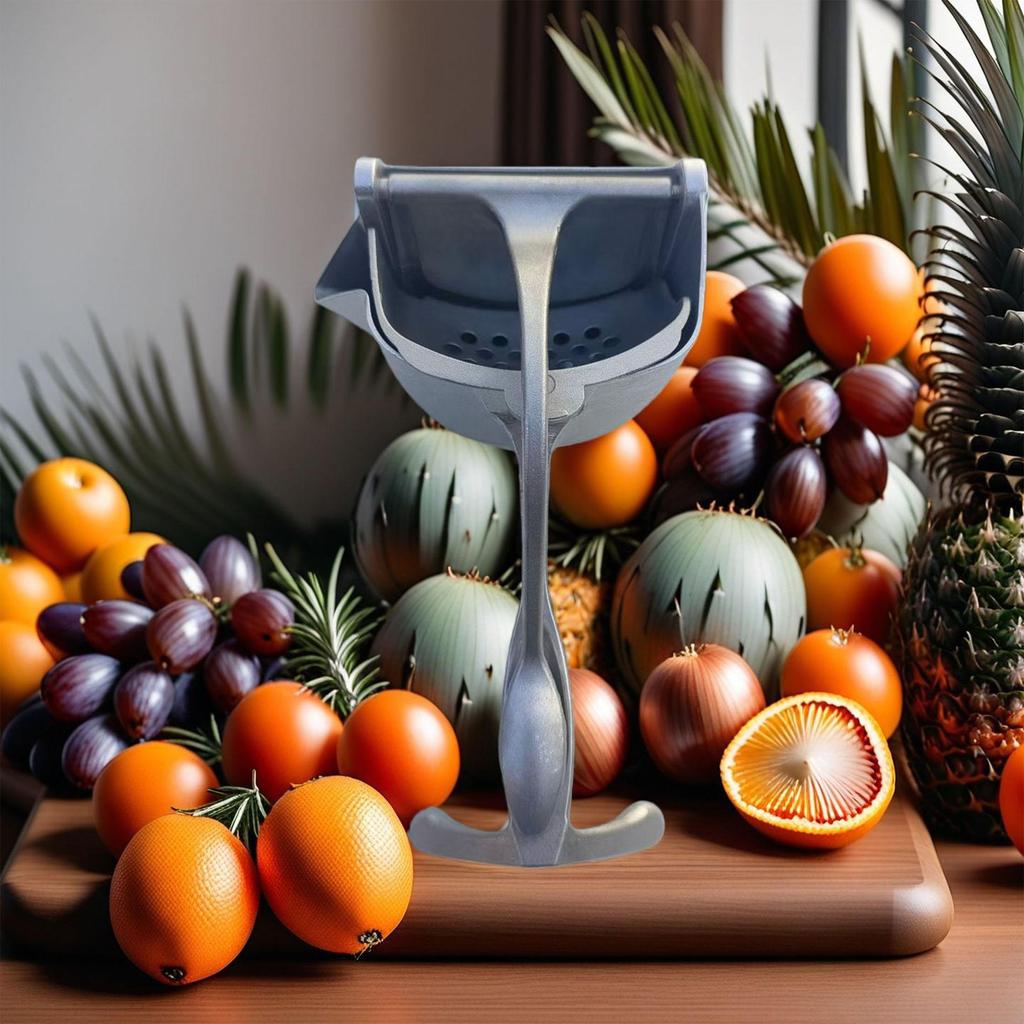 Manual Hand Fruit Juicer Press Aluminum Alloy Hand Squeezer Handheld Citrus Juice Extractor for Orange Lemon Pomegranate for Squeezer Home Kitchen Use