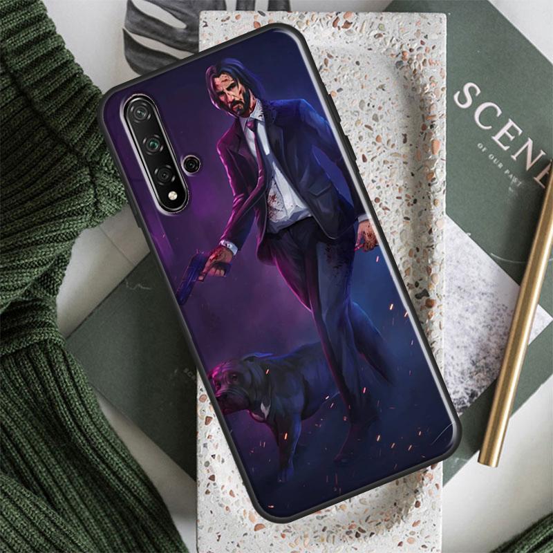 John Wick Keanu Reeves For Huawei Nova 12s 7i 8i 11i 12i 9 10 SE Y91 Y90 Y60 Y70 Y72 Y61 P30 P40 Lite P60 Pro Case