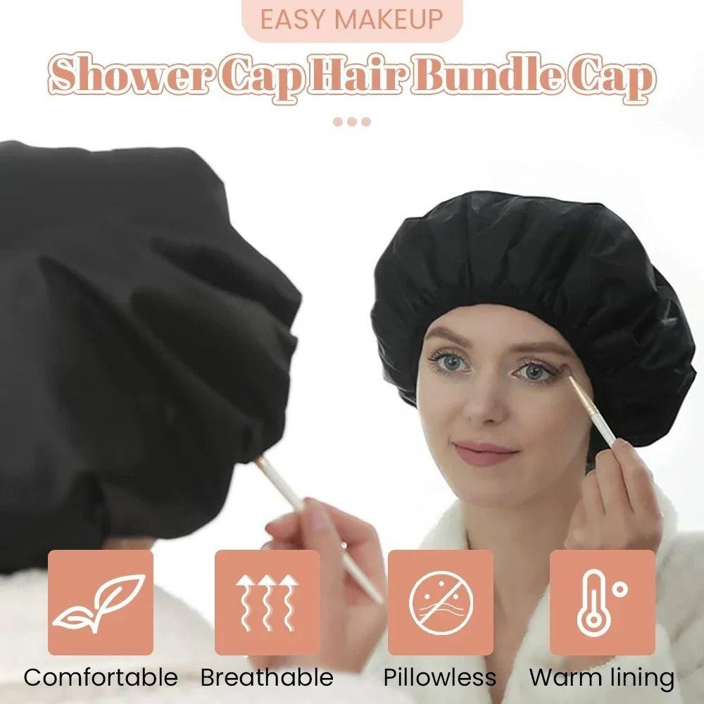 Reusable Bath Hair Cap EVA Exterior Shower Hair Cover Bathroom Supplies Shower Cap  Hair