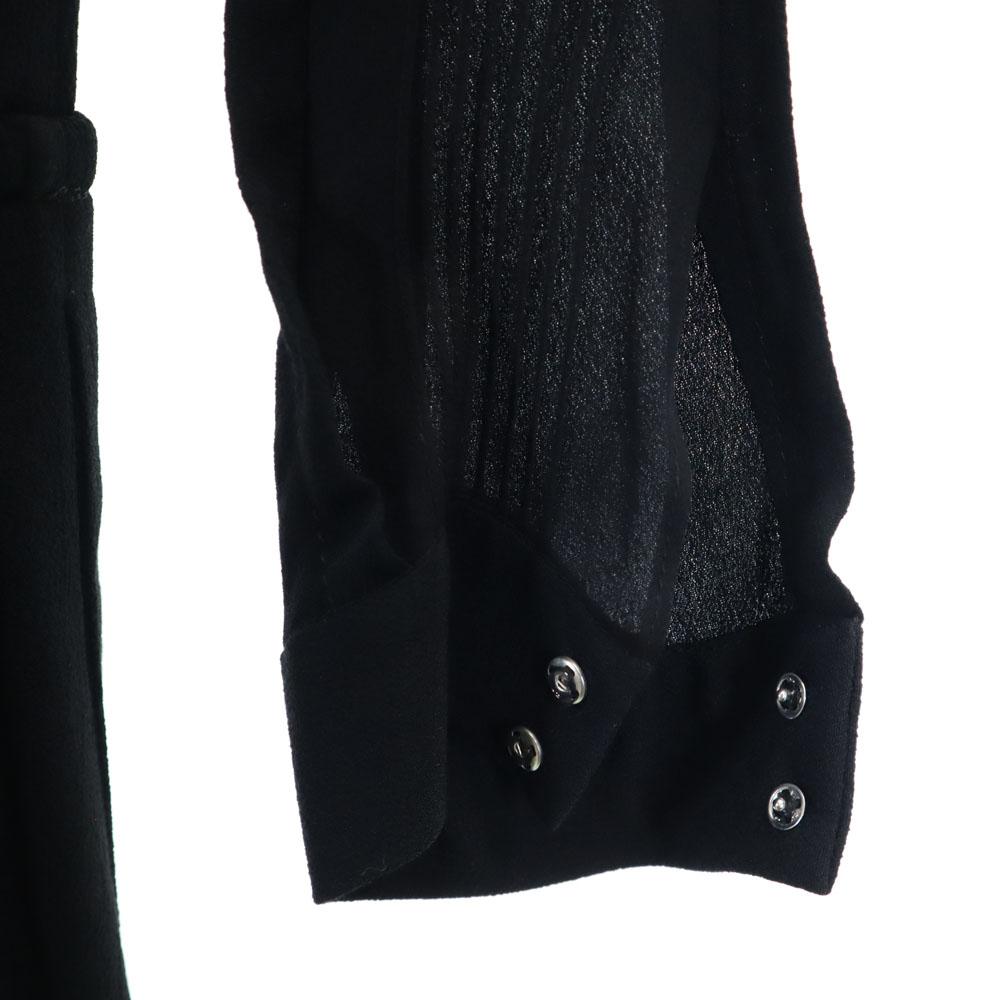 unused DIANE VON FURSTENBERG Long sleeve mini dress black Tagged Women Used