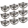 15 Sets Antique Handle Kitchen Cabinet Drawer Handle Pulls Zinc Alloy Cupboard Hardware Fitting