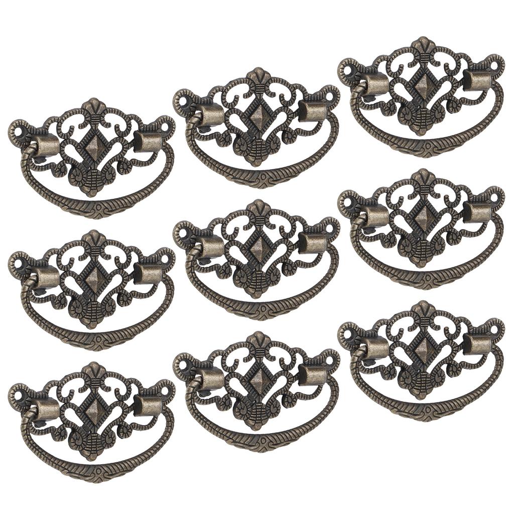 15 Sets Antique Handle Kitchen Cabinet Drawer Handle Pulls Zinc Alloy Cupboard Hardware Fitting