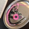 Mini Barbell Plates Key Chain Colorful Simulation Dumbbells Keyring Fitness Series Pendant  Gifts