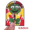 Niederlande Frosch Oeteldonk Emblem Gestickter Aufnäher Niederländischer Karneval Aufnäher Aufbügelbilder Für Kleidung DIY Feier Geschenke