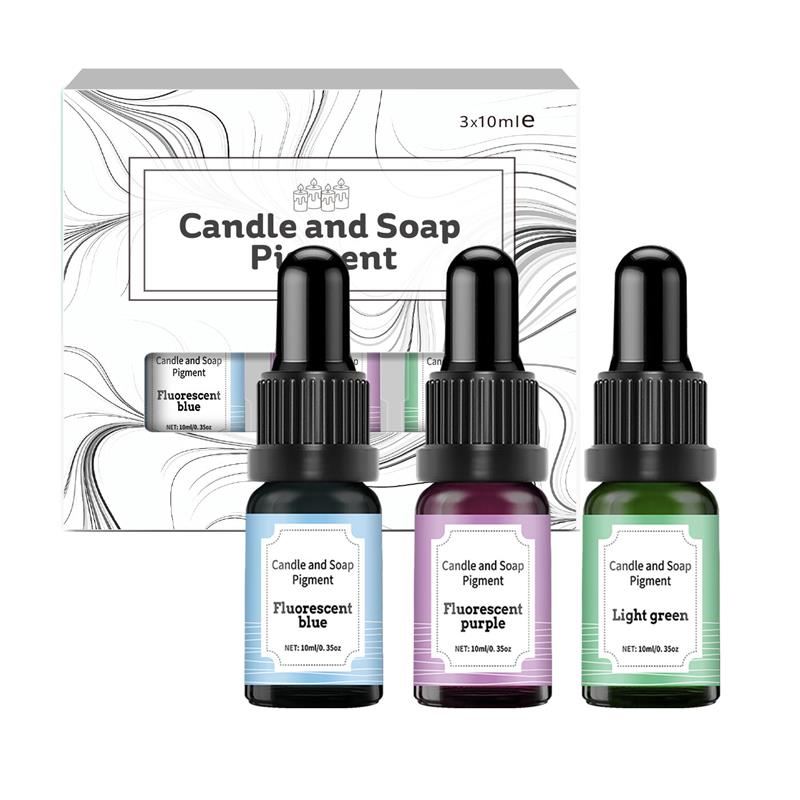 10Ml Essential Oil Bottle Candle Colorant 3-Color Combination Set Candle Dyes For DIY Handmade Candle Making