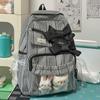 Schoolbag Japanese and Korean niche bow design student schoolbag ins small wind fresh high value backpack women commuter backpack