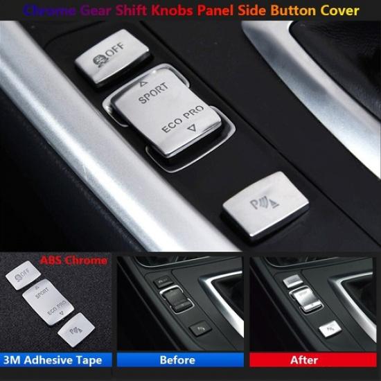 For BMW 1 2 3 4 Series GT F20 F22 F30 F34 F32 Car Gear Shift Switch Button Cover
