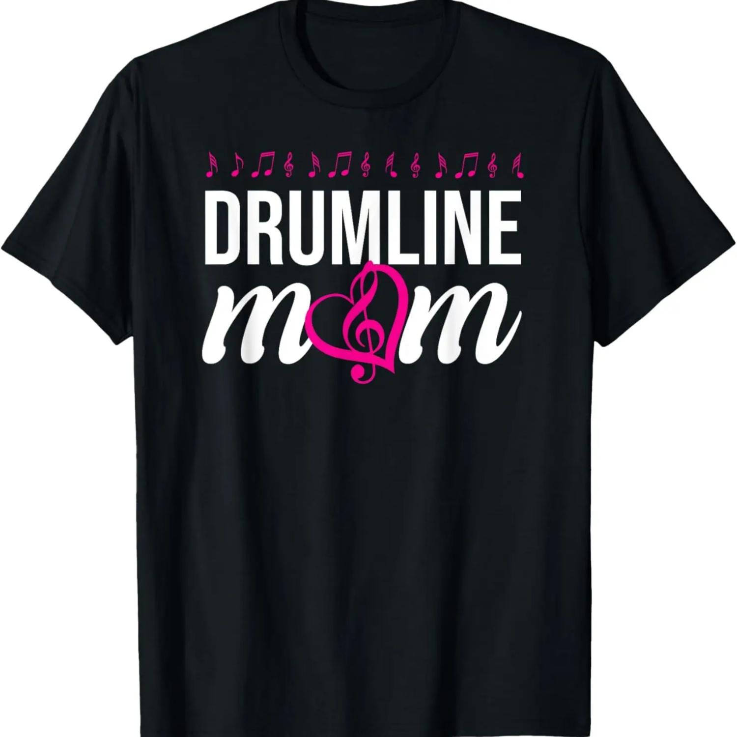 

Marching Band Drum Corps Drumline Mom T-Shirt XXXXXL чорний