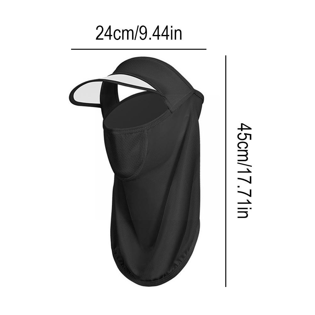 Summer Sunscreen Hat Quick Drying Fishing Trips Cap Face Neck Cover Sunshade Cap UV Resistant Visor Mask Designed For Outside Hat Sh Practical Use