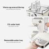 Espresso Machine 20 Strips Stainless Steel Espresso Machine with Milk Frother Steam Wand 2 In 1