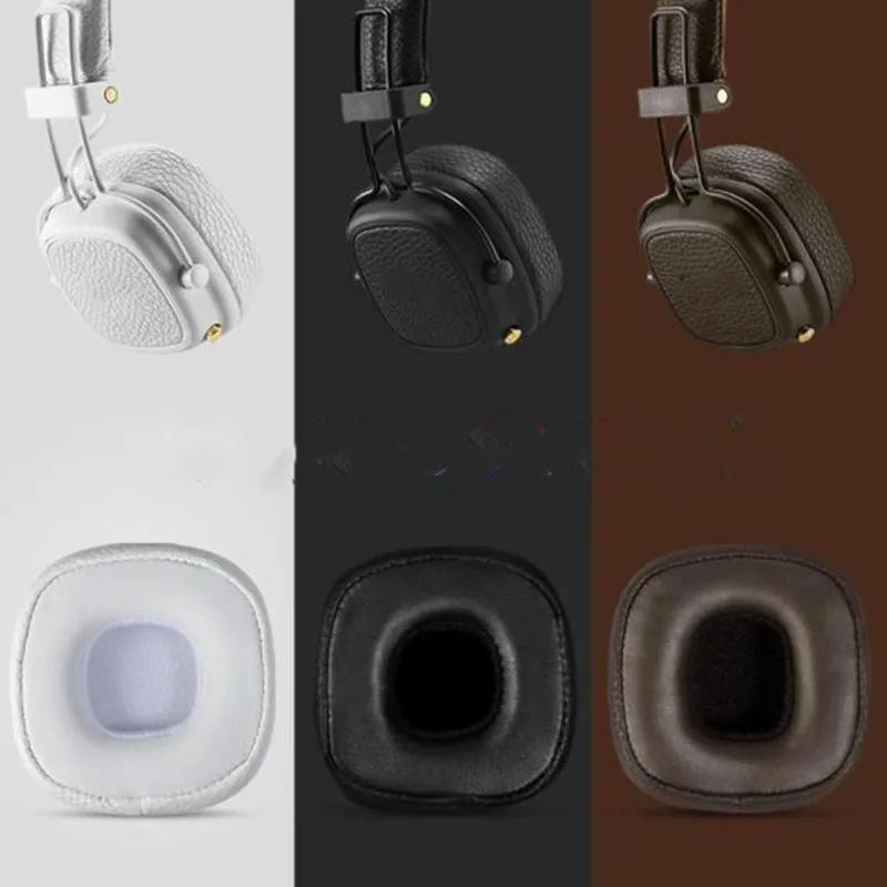 YAYINCC Replacement Protein Leather Ear Pads Cushions for Marshall Major 3/Major III Headphones, Earpads Headband Repair Parts