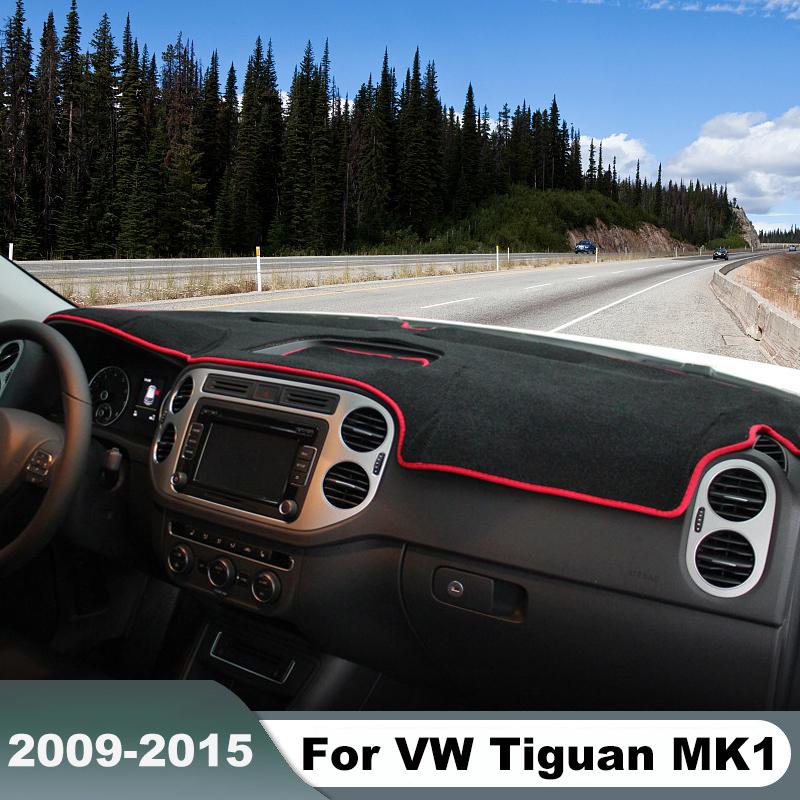 Podložka na palubní desku auta pro Volkswagen VW Tiguan MK1 MK2 R Line 2009- Platforma přístrojové desky Stolek Podložka Příslušenství