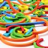Intelligence Game Rings Puzzle Montessori Puzzle Sticks and Rings Wooden Game Toys  Kids Gift