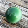 A+ Certified Natural GREEN Cat's Eye 471 Ct Round Cut Gemstone For Home Deco