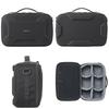 HAKUBA [.co.jp limited] HAKUBA Semi-Hard Inner Case Plus Shell Multi Container AZ M Size (6L) Black Camera Container Gadget Case Stackable AMZSP-MC6LB