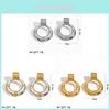 Geometric Stainless Steel Hoop Earrings For Women With Pvd Luxury Jewelry Gift For Ladies