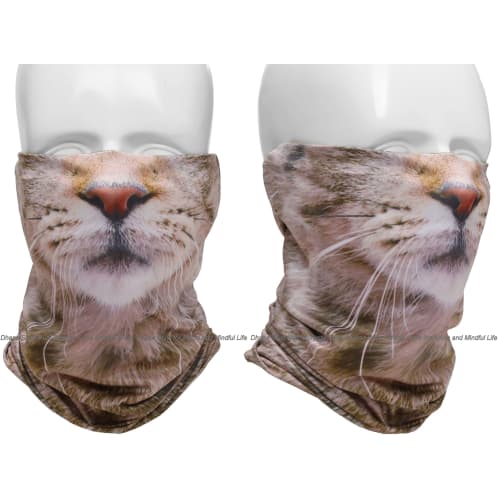 Animal Print Face Bandana, Multi-Function Neck Guard/Face Cover, Army Style Headwear for Airsoft, Cycling, BMX, Motorcycles, and Outdoor Activities (C