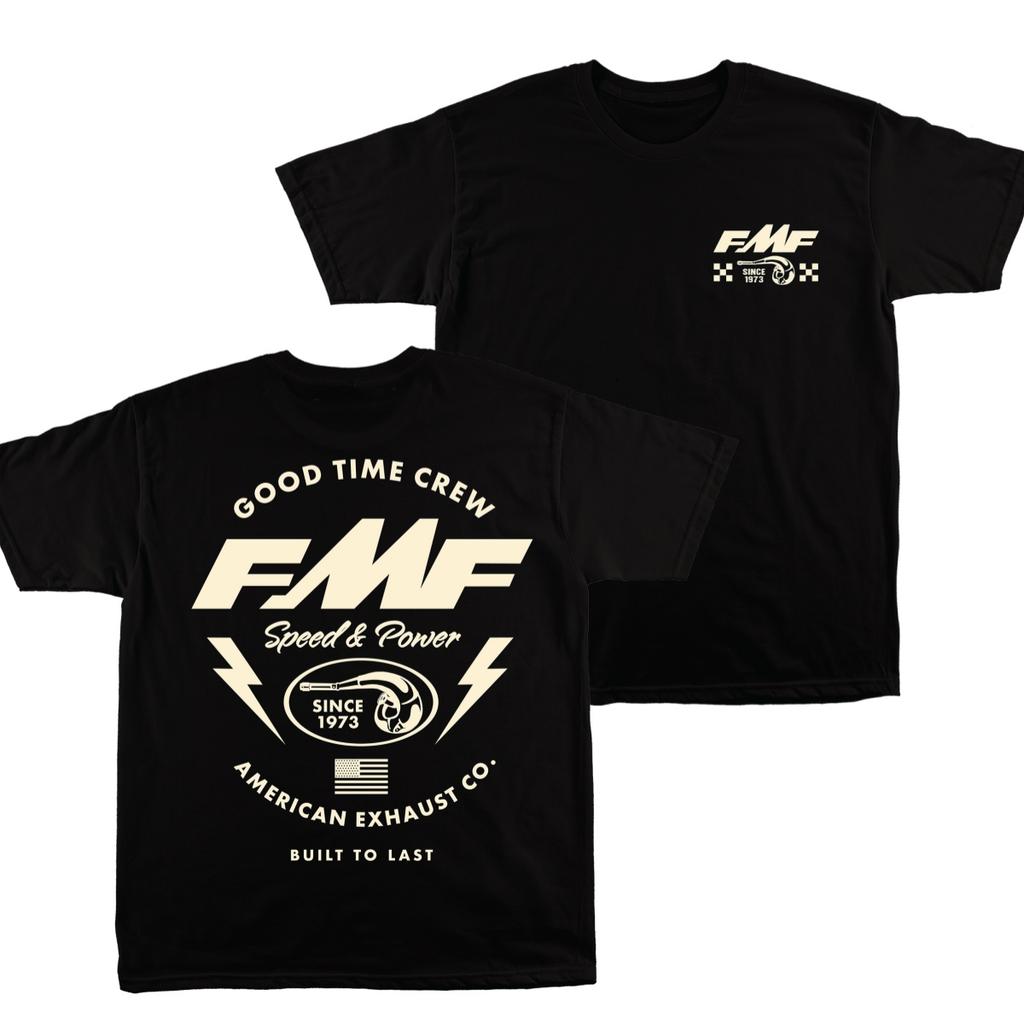 Retro Fmf Racing Graphic Cotton Tshirt Unisex Summer Short Sleeve Fashion Brand Tee Luxury Casual Vintage Tees