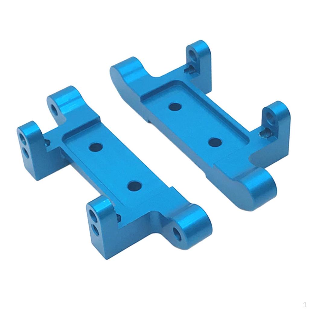 2 Pieces Metal Upper Arm Mount 1:10 Scale Car accessories Upgrades Support Replacement for J3 RC