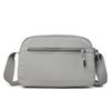 Women Small Capacity Tote Bag Waterproof Nylon Multi-Compartment Shoulder Bag Office Commute Crossbody Purse with Soft Fabric