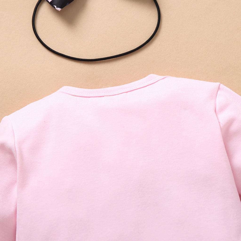 Newborn Infant  Valentine Print Romper Bodysuit+Leopard Print Pants Set