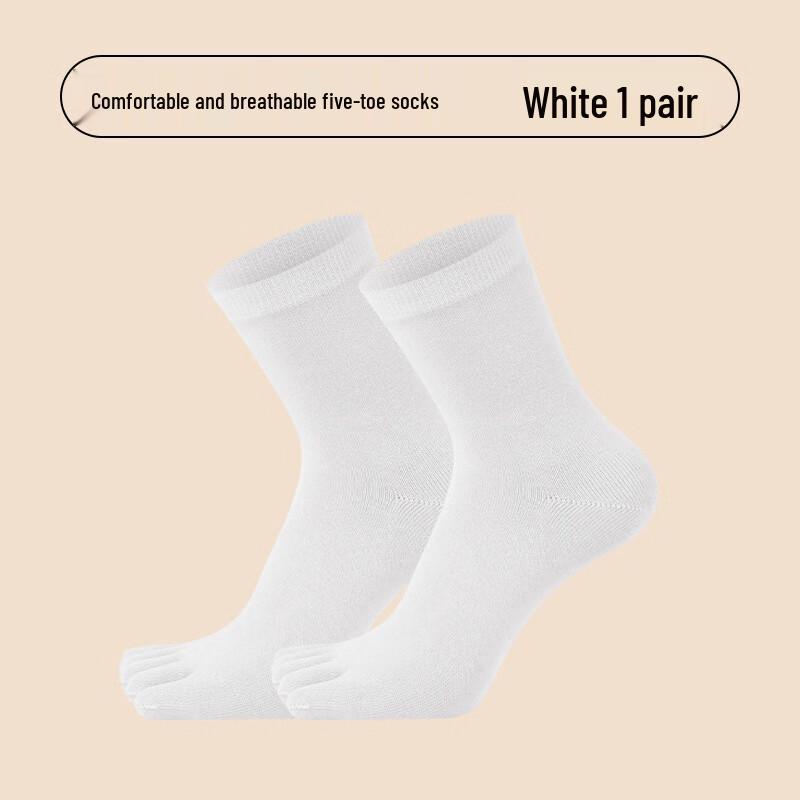 Langsha Women's Summer Thin Five-Toe Socks