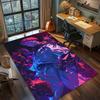 Jujutsu Kaisen Floor Rug Polyester Anime Non Slip Carpet Living Room Bedroom Home Decor -QJY
